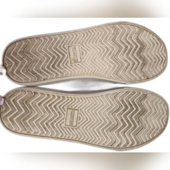 TOMS women's Bota Boots gray canvas sneakers - EUC - very clean! 8 - Picture 3 of 5